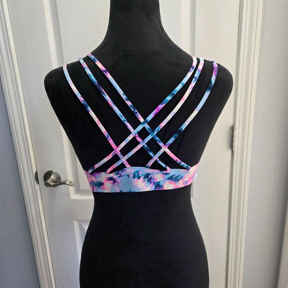 Victoria's Secret Pink Strappy Tie-Dyed Sports Bralette Sz M - Picture 4 of 13